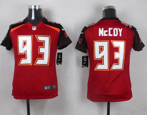 Nike Buccaneers #93 Gerald McCoy Red Team Color Youth Stitched NFL New Elite Jersey - Click Image to Close